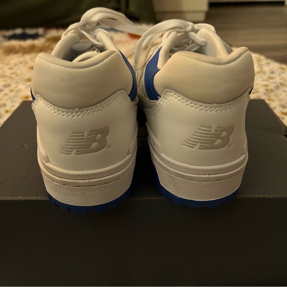New Balance 550 White and Blue Athletic Shoes Size 10 - Picture 5 of 10